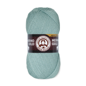 Merino Gold (49% шерсть меринос + 51% акрил) 100гр. 400м. №135 Бледно голубой Merino Gold (49% шерсть меринос + 51% акрил) 100гр. 400м. №135 Бледно голубой
