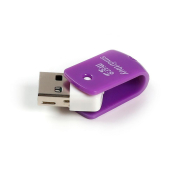 КартРидер SMARTBUY SBR-706-F для Micro SD, фиолетовый