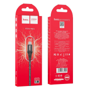 Кабель HOCO X50 MicroUSB, 1,0м, тканевый, чёрный