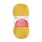 Деревенская (100% шерсть) 100гр. 250м. №447 горчица