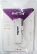 КартРидер SMARTBUY SBR-717-W, универсальный, белый