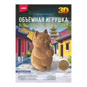 Нг-012 Конструктор из картона. Объемная игрушка "Кот"