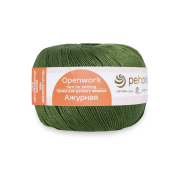 Ажурная (100% мерсеризованный хлопок) 50гр. 280м №013 темно оливковый