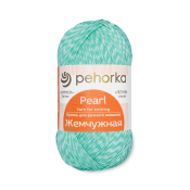 Жемчужная (50% хлопок + 50% вискоза) 100гр. 425м №411 мята