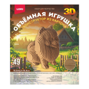 Нг-017 Конструктор из картона. Объемная игрушка "Шпиц"