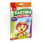 ПзПл-004 Картина из пластилина "Львенок"