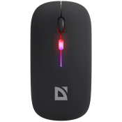 Мышь DEFENDER Coda MB-261, беспроводная, USB + Bluetooth, 1600dpi, бесшумная, черная