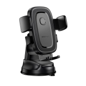 Автомобильный держатель BOROFONE  BH132 с зажимом, на панель, чёрный (пакет)