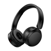 Наушники BOROFONE BO37 Bluetooth 5.4, беспроводные, накладная гарнитура, чёрные, кожа