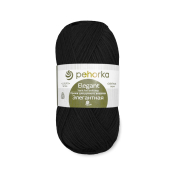 Элегантная (100% меринос) 100гр. 250м №002 чёрный