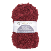 Буклированная (30% мохер + 20% шерсть + 50% акрил) 200гр. 220м №272 вишня