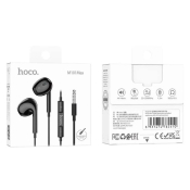 Наушники HOCO M101 Max, вкладыши, с микрофоном, чёрные