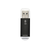 Флеш-карта SMARTBUY  8GB V-Cut, USB 2.0, черная