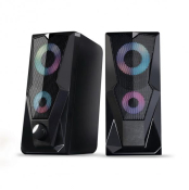 Колонки SMARTBUY SBA-4230 Revolt 2х3W, USB, с подсветкой, чёрные