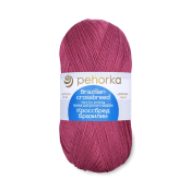Кроссбред Бразилии (50% меринос + 50% акрил) 100гр. 500м №439 малиновый