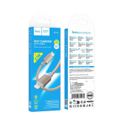 Кабель HOCO X119 Type-C - Lightning, 1,0м, PD27W, 3,0A, нейлон, золото