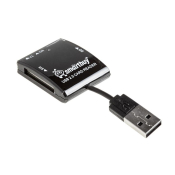 КартРидер SMARTBUY SBR-713-K, универсальный, чёрный