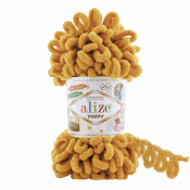 Puffy (100% микрополиэстер) 100г. 9,2м. №002 горчичный