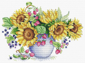 Набор для вышивания Жар-Птица "Солнечный букет" М-611 (24*18см)
