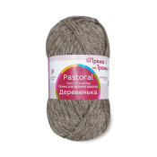 Деревенька (100% шерсть) 100гр. 170м. №0371 натуральный серый
