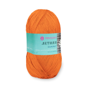 Летняя (100% мерсеризованный хлопок) 100гр. 330м №485 жёлто-оранжевый