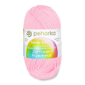 Детская новинка (100% объёмный акрил) 50гр. 200м №076 розовый бутон