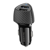 АЗУ BOROFONE BZ31A 2 USB, 3,0A, с кабелем MicroUSB, QC3.0, чёрный
