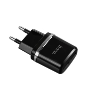 Адаптер HOCO  C12 2 USB, 2,4A, чёрный