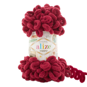 Puffy (100% микрополиэстер) 100г. 9,2м. №107 вишня