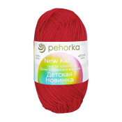 Детская новинка (100% объёмный акрил) 50гр. 200м №091 кармин