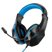 Наушники BOROFONE BO104 полноразмерные, игровые, с микрофоном, синие