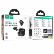 Наушники HOCO EQ25 TWS Bluetooth 5.4, беспроводные, внутриканальные, шумоподавление, дисплей, черная