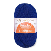 Бисерная (100% объёмный акрил) 100гр. 450м №491 ультрамарин