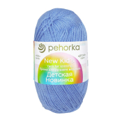 Детская новинка (100% объёмный акрил) 50гр. 200м №195 незабудка