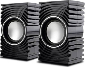 Колонки PERFEO PF-2023(4831) Mirage, 2x3W, USB, черные