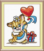 Набор для вышивания Жар-Птица "Время любить" М-002 (15*10см)