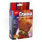 ПзГл-002 Игрушка из глины "Игрушечный мишка"
