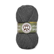 Atlas Sport (100% акрил) 100гр. 65м. №009 Темно серый