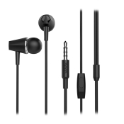 Наушники HOCO M34 Honor Music, внутриканальные, с микрофоном, черные