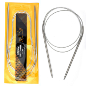 Спицы для вязания круговые на тросике Maxwell D=4,0мм, 100см, металл