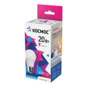 Лампа э/сб КОСМОС  LED A60 20W/150W E27 3000К 1800лм груша