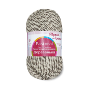Деревенька (100% шерсть) 100гр. 170м. №0732 мулине (светлый/коричневый)
