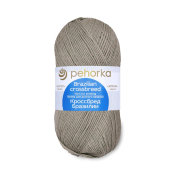 Кроссбред Бразилии (50% меринос + 50% акрил) 100гр. 500м №274 серобежевый