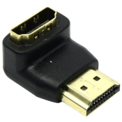 Переходник (Адаптер) HDMI - HDMI, M-F, Г-образный, 5BITES (HA1005)
