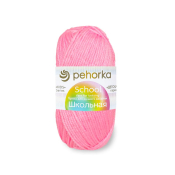 Школьная (100% акрил) 50гр. 150м №011 яр.розовый