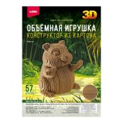 Нг-006 Конструктор из картона. Объемная игрушка "Хомячок"
