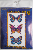 Набор для вышивания крестом "Бабочки синие" 232 (12*35см)