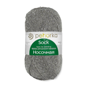 Носочная (50% шерсть + 50% акрил) 100гр. 200м №174 стальной Носочная (50% шерсть + 50% акрил) 100гр. 200м №174 стальной