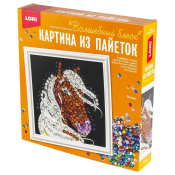 Ап-052 Картина из пайеток "Лошадь"