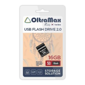 Флеш-карта OLTRAMAX 16GB 50, Mini, USB 2.0, чёрная